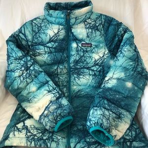 Girls Patagonia down jacket, XL (14)